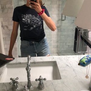 Brandy Melville navy t shirt